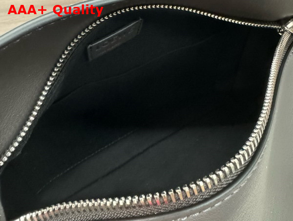 Loewe Small Puzzle Bumbag in Dark Grey Classic Calfskin Replica