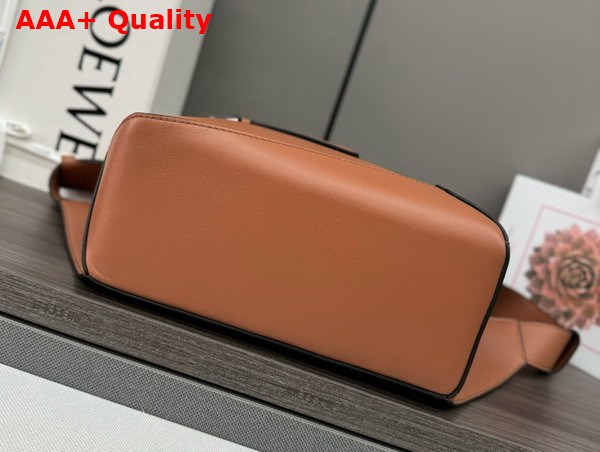 Loewe Small Puzzle Bumbag in Tan Classic Calfskin Replica