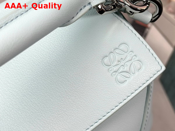Loewe Small Puzzle Edge Bag in Blue Iceberg Classic Calfskin Replica