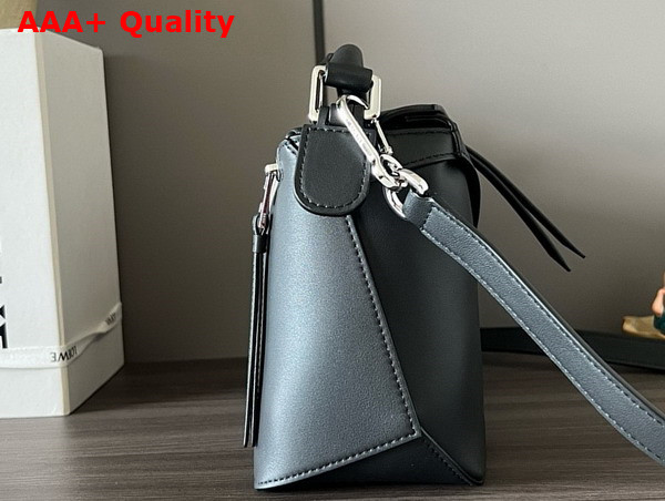 Loewe Small Puzzle Edge Bag in Classic Calfskin Black Replica
