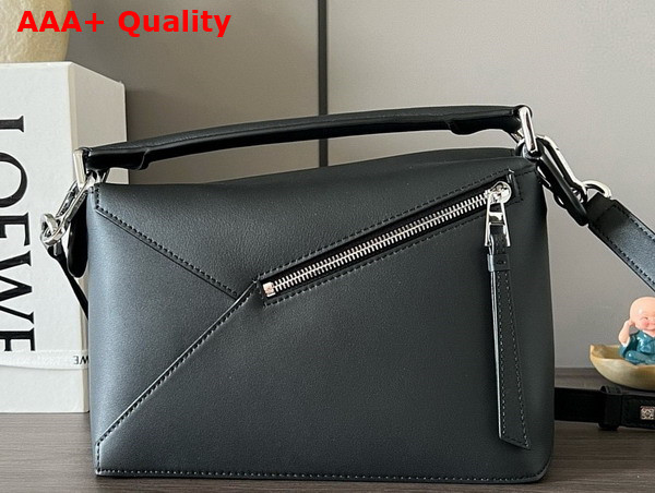 Loewe Small Puzzle Edge Bag in Classic Calfskin Black Replica