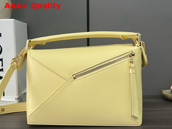 Loewe Small Puzzle Edge Bag in Classic Calfskin Butter Replica
