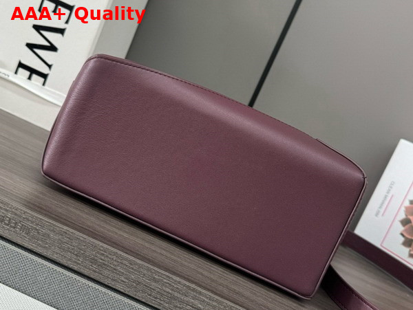 Loewe Small Puzzle Edge Bag in Classic Calfskin Dark Burgundy Replica