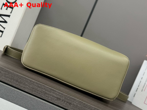Loewe Small Puzzle Edge Bag in Classic Calfskin Eucalyptus Green Replica