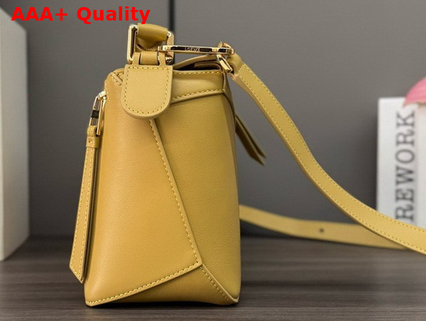 Loewe Small Puzzle Edge Bag in Classic Calfskin Sahara Replica