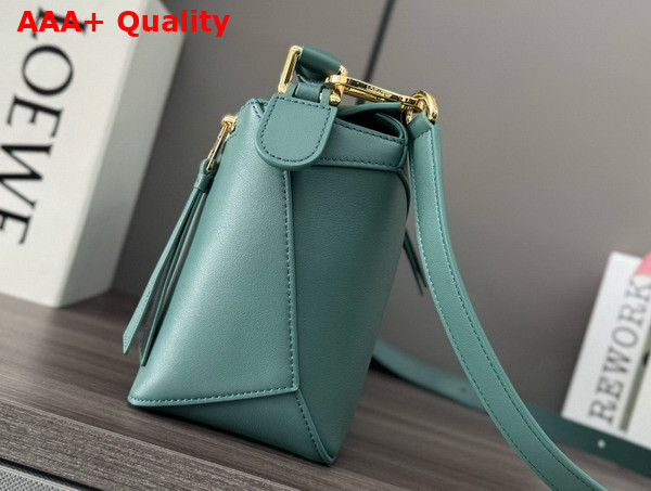 Loewe Small Puzzle Edge Bag in Classic Calfskin Vetiver Replica