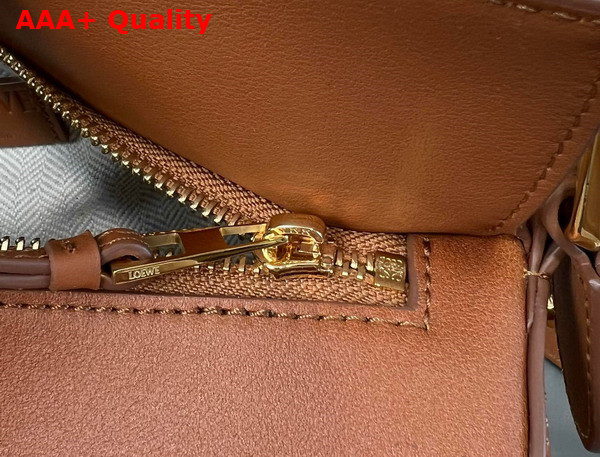 Loewe Small Puzzle Edge Bag in Degrade Nappa Calfskin Tan Yellow Replica