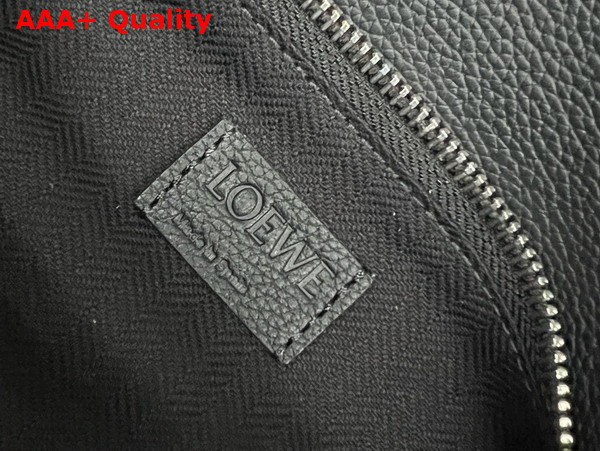 Loewe Small Puzzle Edge Bag in Soft Grained Calfskin Black Replica