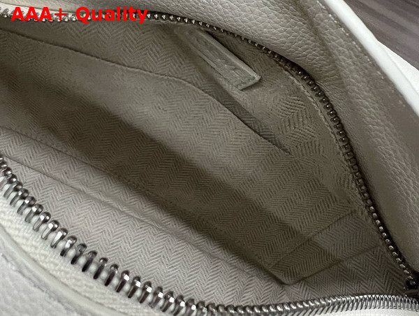 Loewe Small Puzzle Edge Bag in Soft Grained Calfskin Soft White Replica