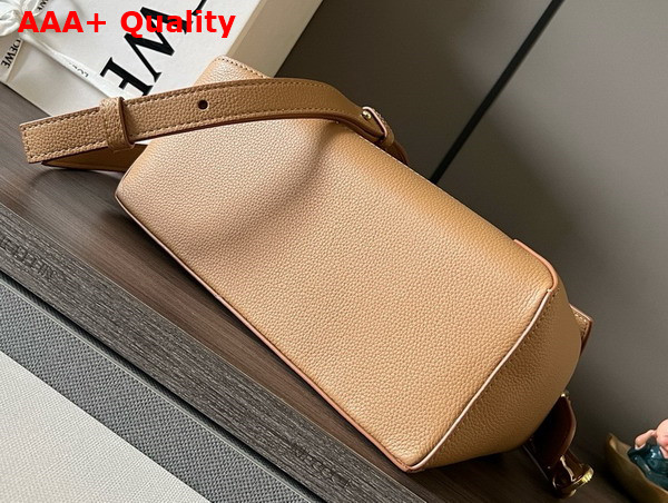Loewe Small Puzzle Edge Bag in Soft Grained Calfskin Toffee Replica