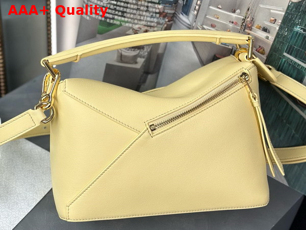 Loewe Small Puzzle Edge Bag in Yellow Classic Calfskin Replica