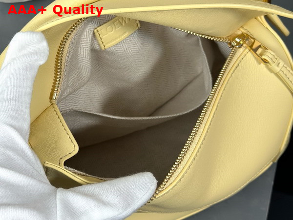 Loewe Small Puzzle Edge Bag in Yellow Classic Calfskin Replica