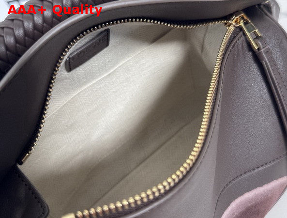 Loewe Small Puzzle Edge Landscape Bag in Chocolate Nappa Calfskin Replica