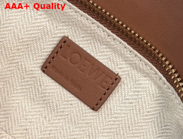 Loewe Small Puzzle Edge Landscape Bag in Pecan Nappa Calfskin Replica