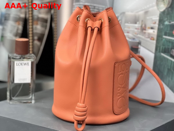Loewe Small Sailor Bag in Nappa Calf Coral Reef Replica