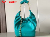 Loewe Small Squeeze Bag in Emerald Green Nappa Lambskin Replica