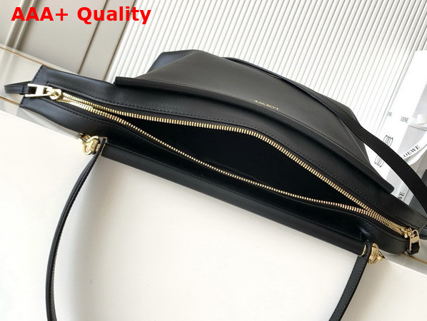 Loewe Small Whisker Bag in Glazed Calfskin Black Replica