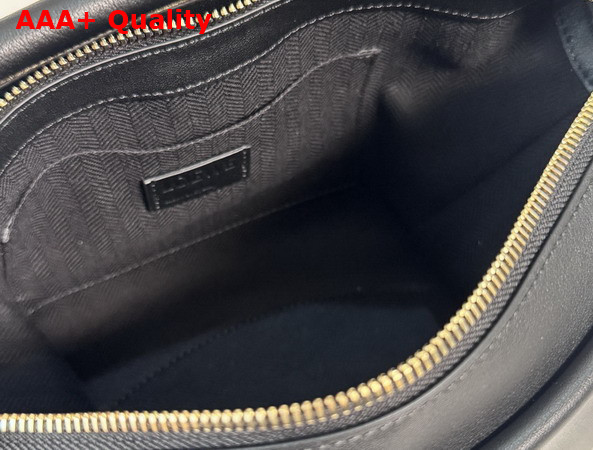 Loewe Small Whisker Bag in Glazed Calfskin Black Replica