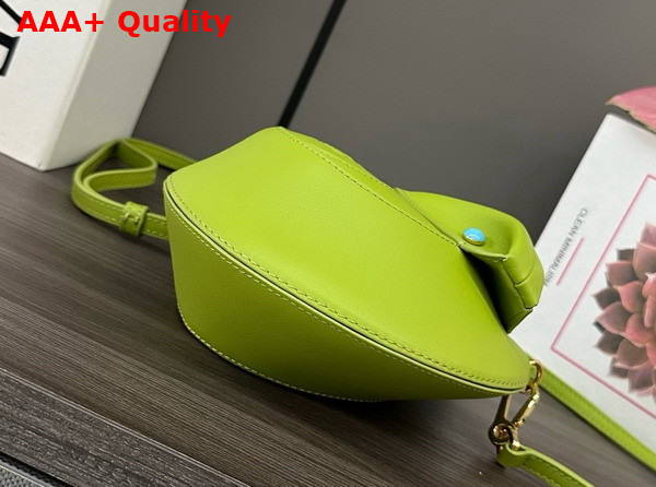 Loewe Snake Bag in Smooth Calfskin Meadow Green Replica