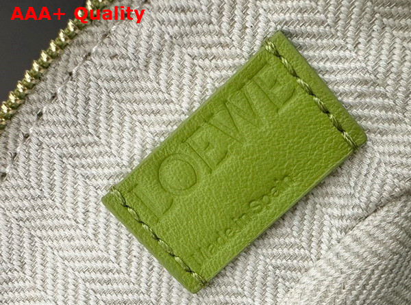 Loewe Snake Bag in Smooth Calfskin Meadow Green Replica