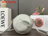 Loewe Snake Bag in Smooth Calfskin Shell Grey Replica