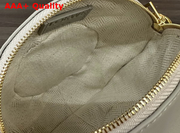 Loewe Snake Bag in Smooth Calfskin Shell Grey Replica