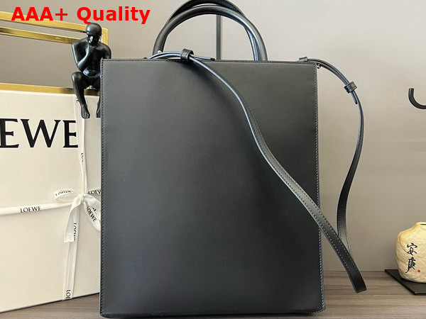 Loewe Standard A4 Tote in Black Sleek Calfskin Replica