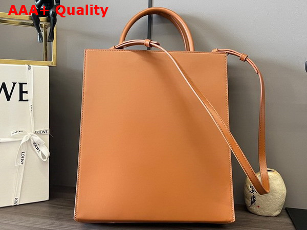 Loewe Standard A4 Tote in Tan Sleek Calfskin Replica