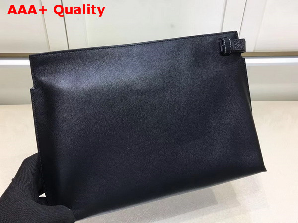 Loewe T Pouch See U Later Black Smooth Calf Leather Replica