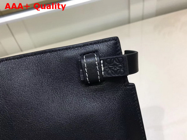 Loewe T Pouch See U Later Black Smooth Calf Leather Replica
