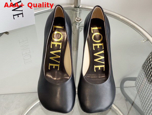 Loewe Toy Pump in Black Goatskin Replica