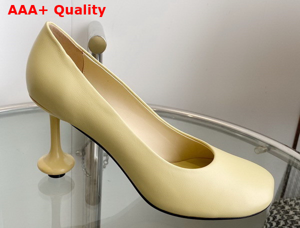 Loewe Toy Pump in Oat Milk Goatskin Replica