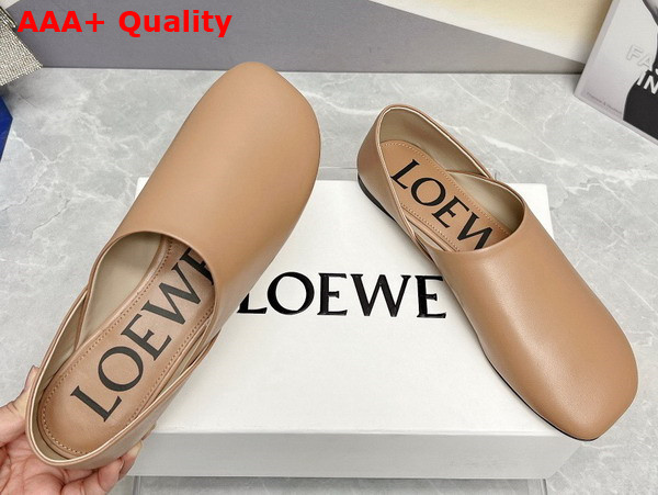 Loewe Toy Slipper in Tan Goatskin Replica