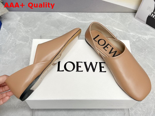 Loewe Toy Slipper in Tan Goatskin Replica
