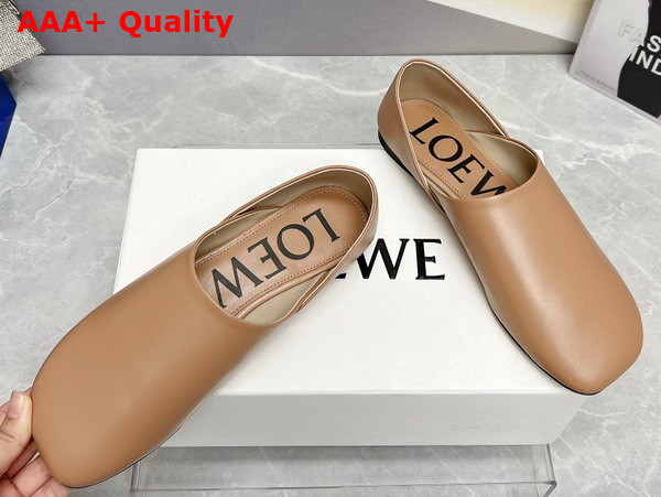 Loewe Toy Slipper in Tan Goatskin Replica