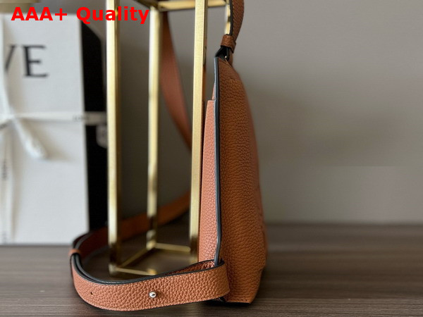 Loewe Vertical T Pocket in Soft Grained Calfskin Tan Replica