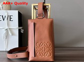 Loewe Vertical T Pocket in Soft Grained Calfskin Tan Replica