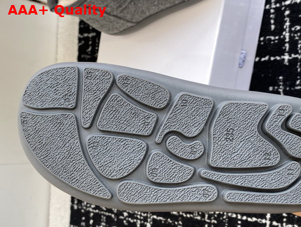 Loewe Women Snow Boot in Grey Wool Replica