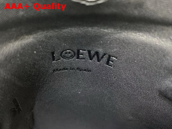 Loewe X Smiley Gate Pocket in Classic Calfskin Neon Yellow Replica