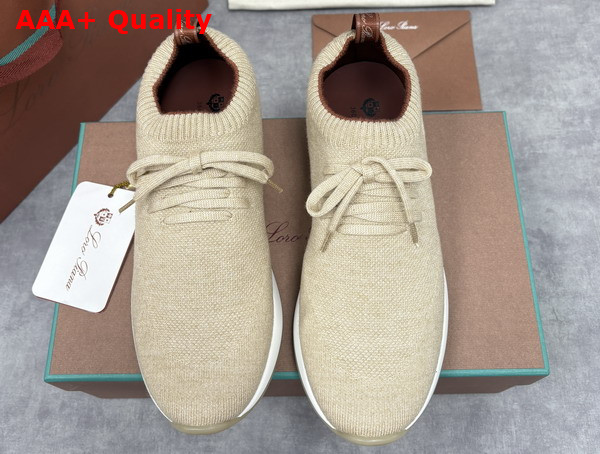 Loro Piana 360 LP Flexy Walk Sneaker in Cream Replica