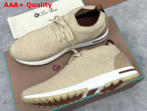 Loro Piana 360 LP Flexy Walk Sneaker in Cream Replica