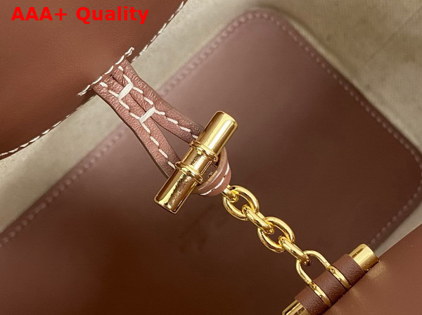 Loro Piana Bobbin Bucket Bag Cotton Linen Natural Caramel Sugar Sun Gold Replica