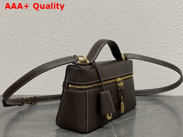 Loro Piana Extra Bag L23 in Dark Choco Licorice Calfskin Replica