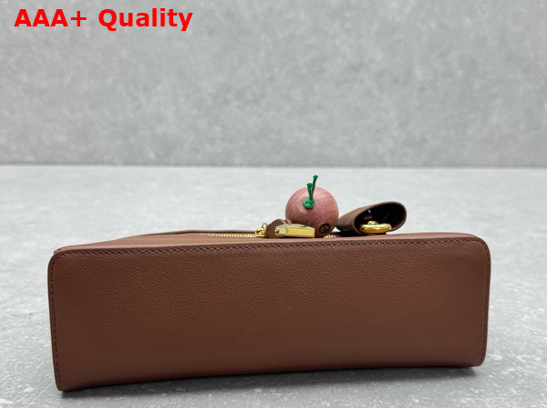 Loro Piana Extra Bag L27 Grainy Calfskin Mole Sun Gold Replica