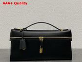 Loro Piana Extra Clutch L29 Black Sun Gold Calfskin Replica