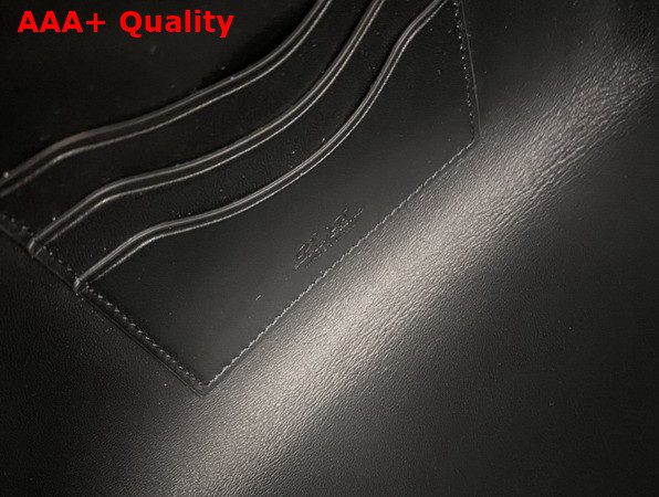Loro Piana Extra Clutch L29 Black Sun Gold Calfskin Replica