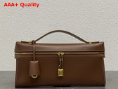 Loro Piana Extra Clutch L29 Burnt Tan Sun Gold Calfskin Replica