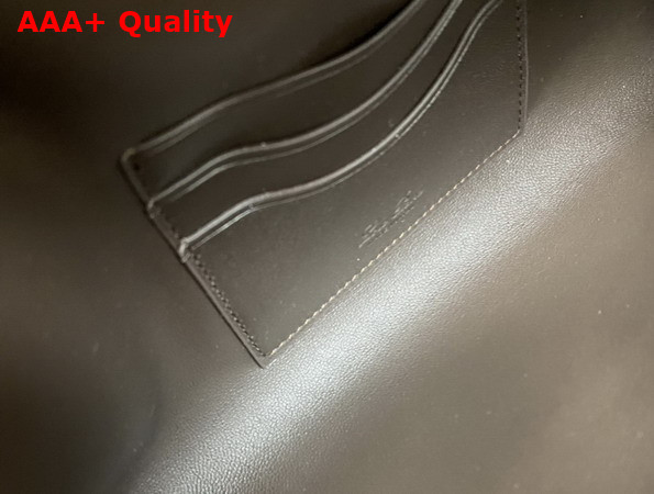Loro Piana Extra Clutch L29 Dark Chocolate Sun Gold Calfskin Replica