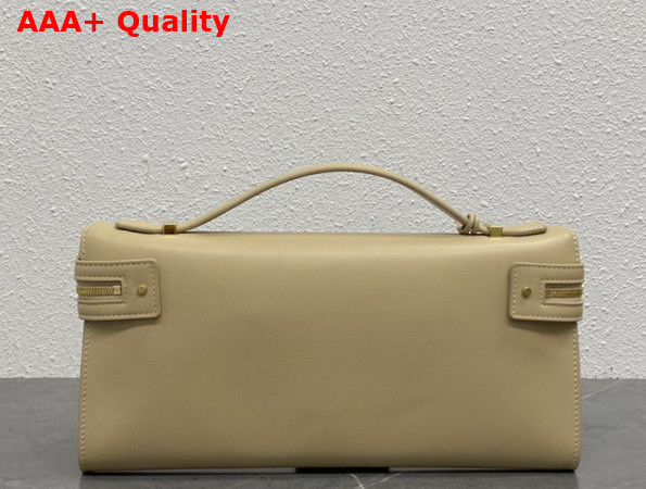 Loro Piana Extra Clutch L29 Light Mastic Sun Gold Calfskin Replica
