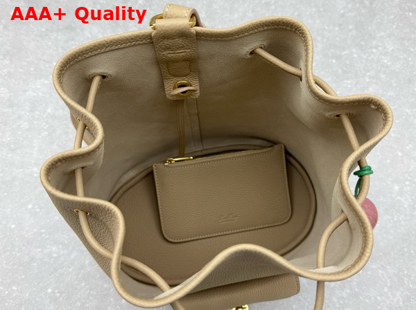 Loro Piana Extra Drawstring Backpack L27 in Light Mastic Calfskin Replica